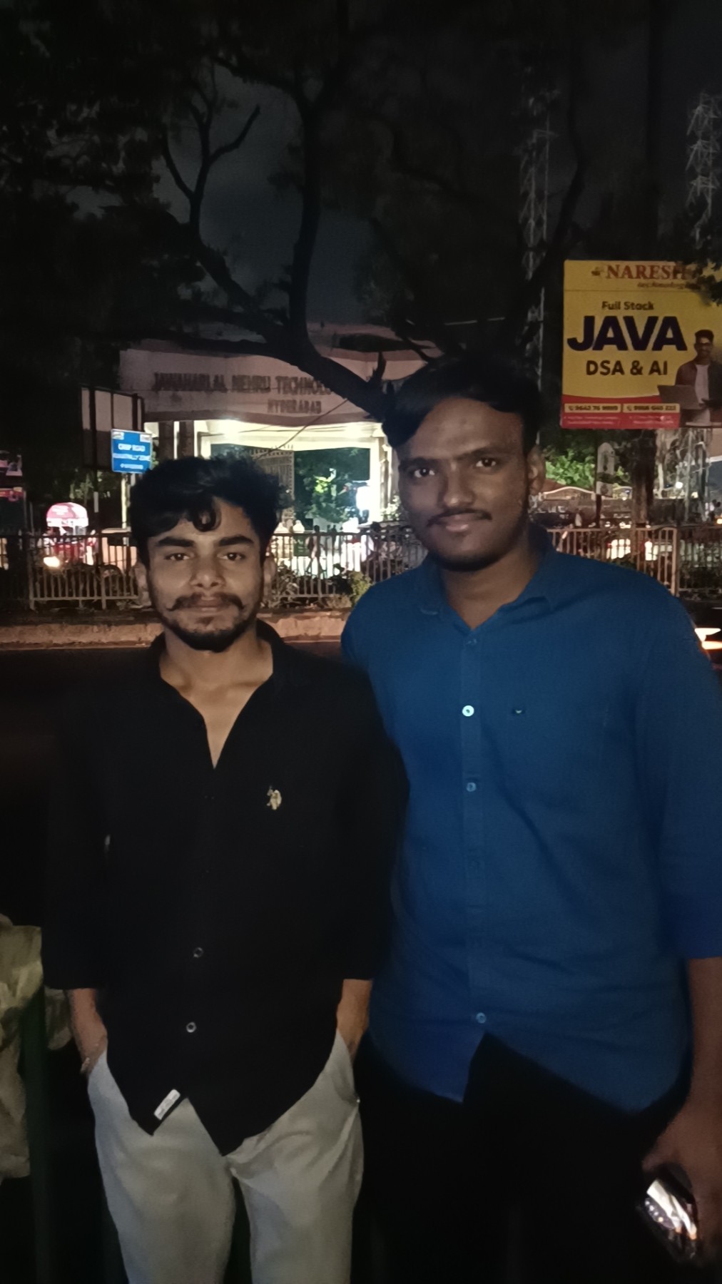 Jntu collage at 12 am